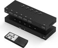 4K@60Hz 5 in 1 Out HDMI Switch, 5 Port HDMI Switcher Selector Support HDR10 & HDCP 2.2 & Full 3D with IR Remote Control and ON/Off Switch for Nintendo Switch,Xbox PS5/PS4,Fire Stick,Roku,Apple TV