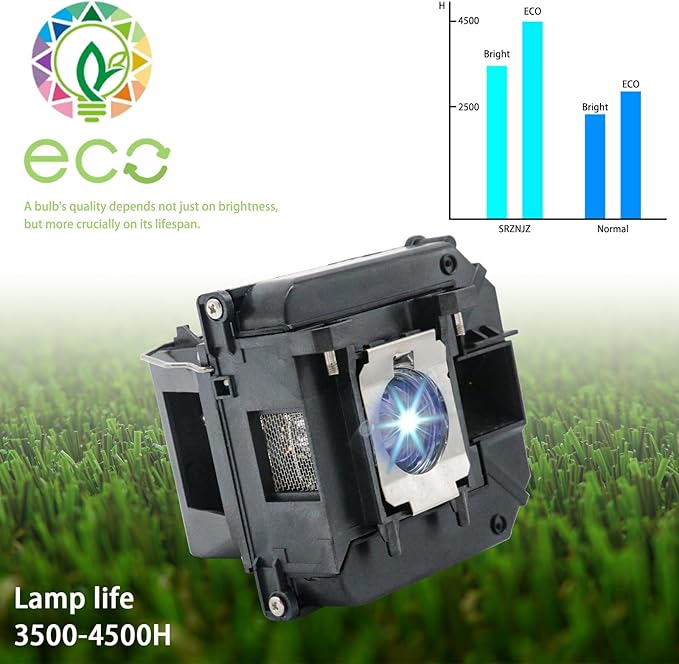 SRZNJZ ELP68 Original Replacement Projector Lamp Bulb for Epson ELPLP68 3020 3020E 3010 3010E EH-TW5900 EH-TW5910 EH-TW6000 EH-TW6000W EH-TW6100 EH-TW6515C H450A H421A with Housing