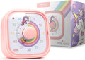 Visual Timer for Kids – Rainbow Ride Clock - Silent Time Management – 60 Minute Countdown – Focus and Productivity Tool – for Classroom, Toddlers, Study, Toothbrush – Fun Design – Adjustable Alarms