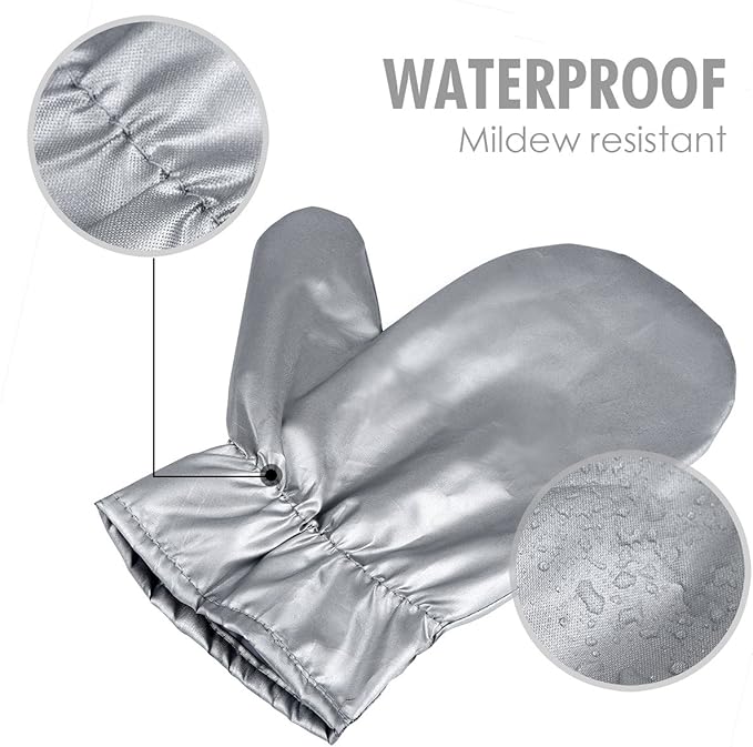 Tingtio Garment Steamer Ironing Gloves Flexible Anti Steam Mitt Heat Resistant Waterproof Protective Ironing Glove for Steaming Clothes -1 Pair