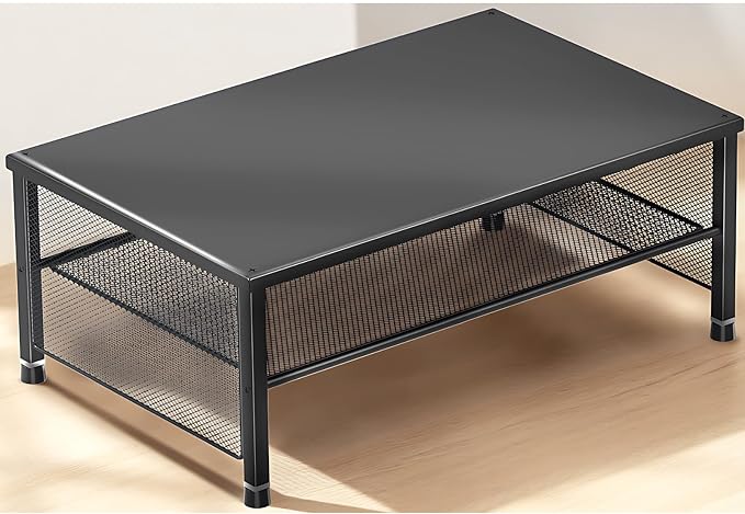 ECOLOVI 2-Tier Computer Monitor Stand Riser, Desk Organizer by ECOLOVI