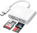 USB C SD Card Reader for iPhone 15 16/iPad/MacBook/Mac, xdgeLoad 4 Slots Type C by xdgeLoad