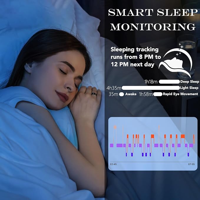 Smart Health Ring for Women Men Fitness Tracker - Image 4