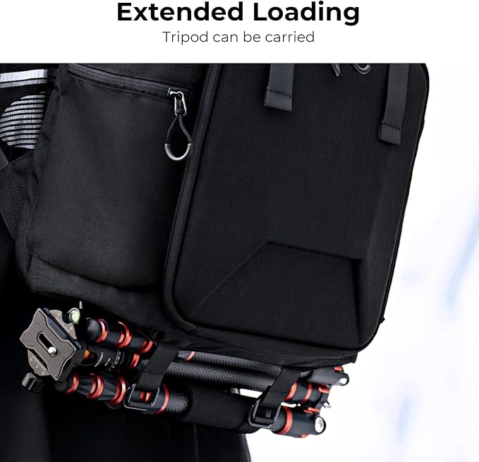 K&F CONCEPT Camera Backpack, Hard Shell Camera Bag, Large Capacity Photography - Image 6