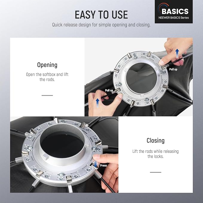 NEEWER Basics Octagonal Softbox Kit - Image 2