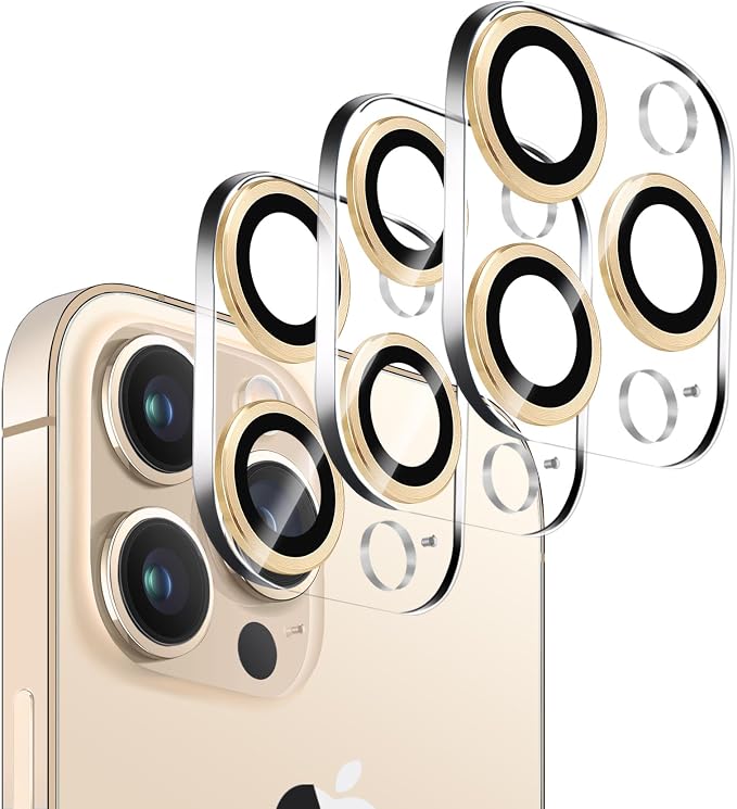 Dengduoduo 3 Pack Tempered Glass Camera Lens Protector by Dengduoduo