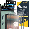 Glass Screen Protector for Google Pixel 6a 5G, 9H Tempered Glass, Fingerprint by Arshek
