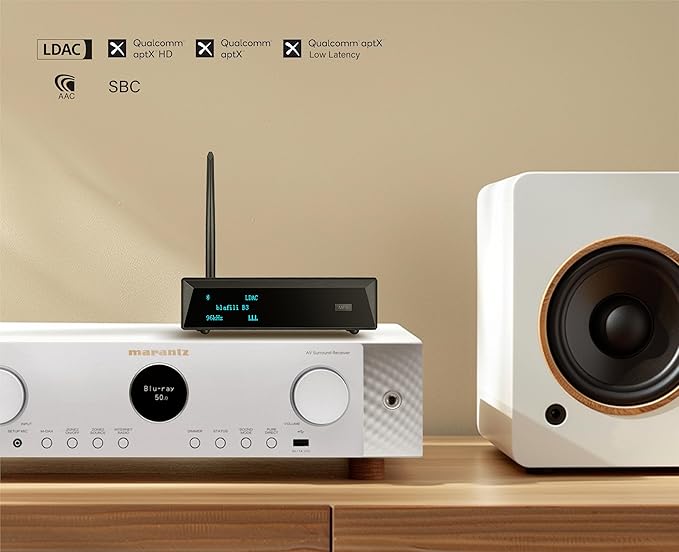 blafili B3 Professional XLR Bluetooth v5.1 Music Receiver, LDAC & aptX HD Streamer, Built-in ESS DAC, Analog RCA, Digital Optical and COAXIAL Outputs, for Audio Mixer, DJ Speakers & PA System
