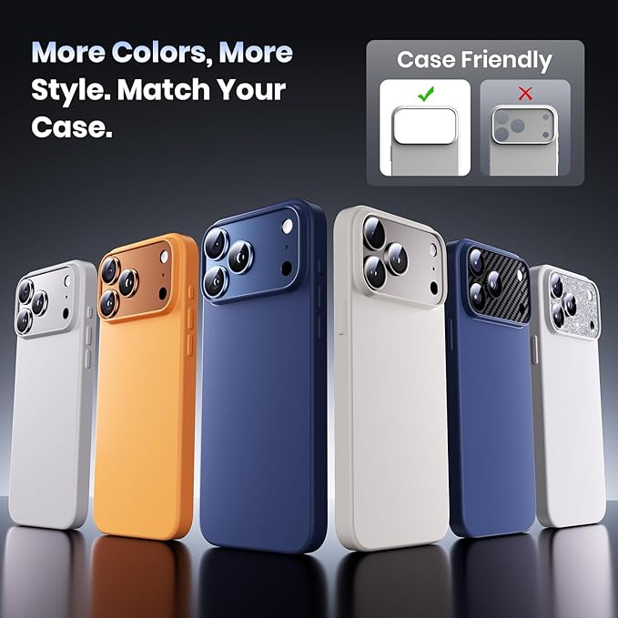 Hoerrye for iPhone 17 Pro Camera Lens Protector - Image 6