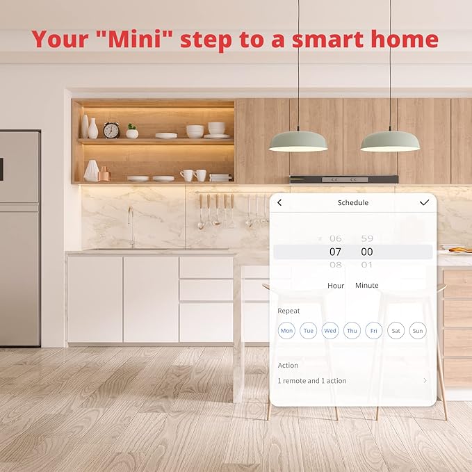 SwitchBot Hub Mini Smart Remote - IR Blaster, Link SwitchBot to Wi-Fi (Support 2.4GHz), Control TV, Air Conditioner, Compatible with Alexa, Google Home, IFTTT (White)