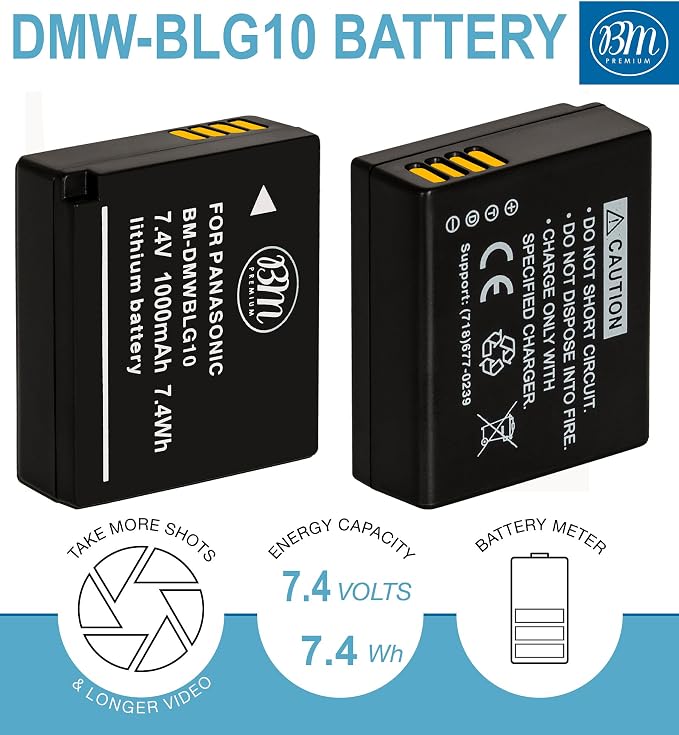 BM 2 DMW-BLG10 Batteries and Charger - Image 2