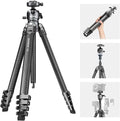 NEEWER LITETRIP LT38 61" Travel Tripod Carbon Fiber by Neewer