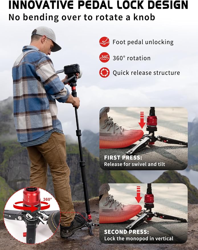 IFOOTAGE Cobra 3 A150S Strike Monopod - Image 6