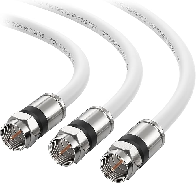 Cable Matters 3-Pack RG6 Coaxial Cable - 10ft by CableMatters