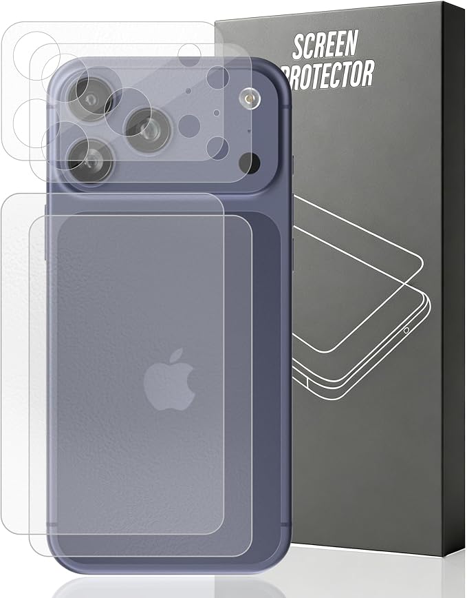 for iPhone 17 Pro Max Back Screen Protector Flexible Film Not Glass by Unknown