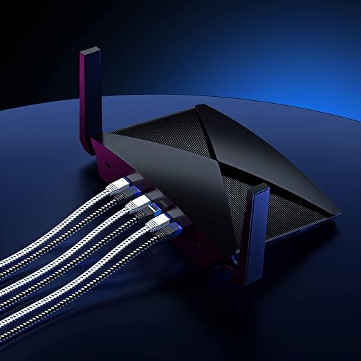 Maximm Cat 6 Ethernet Cable 10 ft, Braided Network Cable Cat6 - Image 5