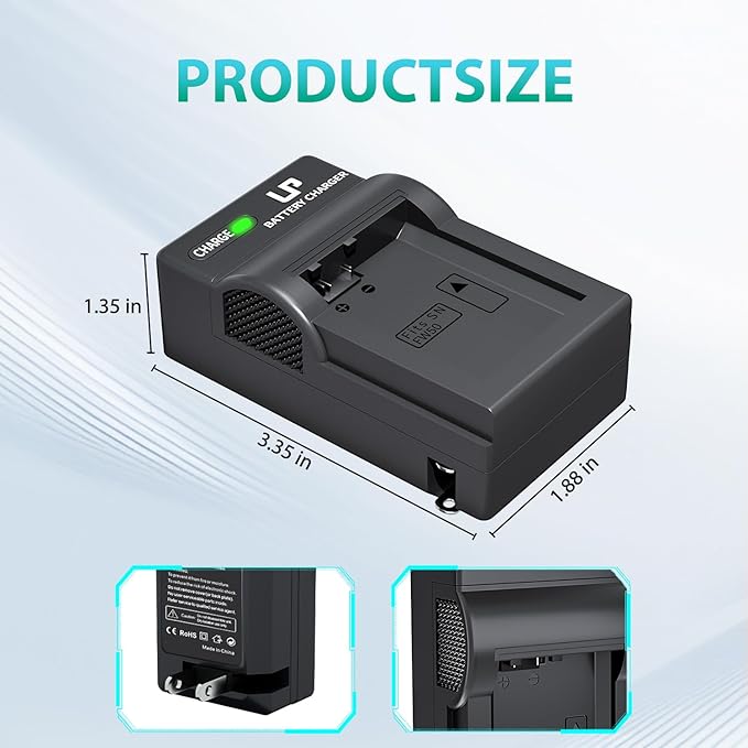 NP-FW50 Battery Charger, LP Charger Compatible - Image 6