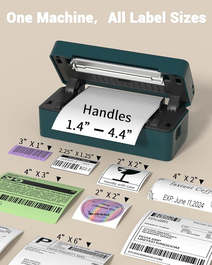 Labeer Bluetooth Thermal Shipping Label Printer, Wireless 4x6 Label Printer - Image 5