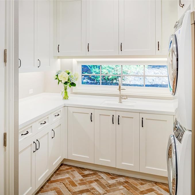 Wall Kitchen Cabinets, RTA Cabinets, White Shaker Cabinet, Wall Mounted, RTA Upper Cabinet, Modern for Kitchen and Bathroom with Door (White, 18" W x 36" H x 12" D)