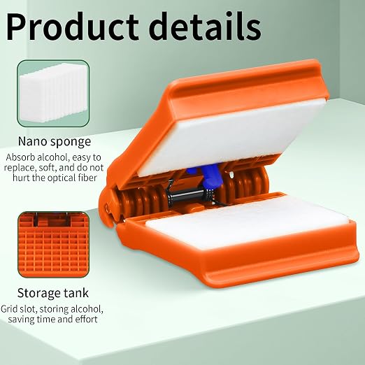 A-07 4PCS Equipped with 40 Replacement cores Fiber Optic Cleaning Wipe - Image 5