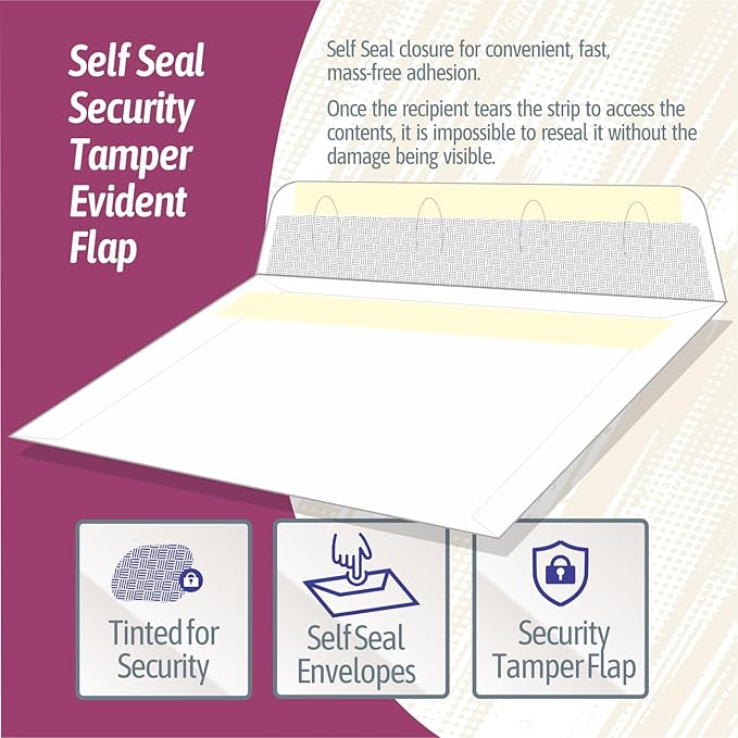 W-2 Forms Blank Paper 4-Up Version NO Instructions on Back for Laser and Ink Jet Printer (Forms & Self Seal Envelopes) (50 Sets)