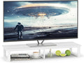 aboxoo 45" TV Riser for 32-60 inch TV, TV Riser Stand Shelf, Tabletop TV Stand Riser, Computer Monitor Table for Home Living Room, Study Office (White)