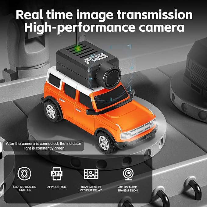 WLtoys 1:64 Mini RC Cars, 2.4G FPV Remote Control Toy Car - Image 3