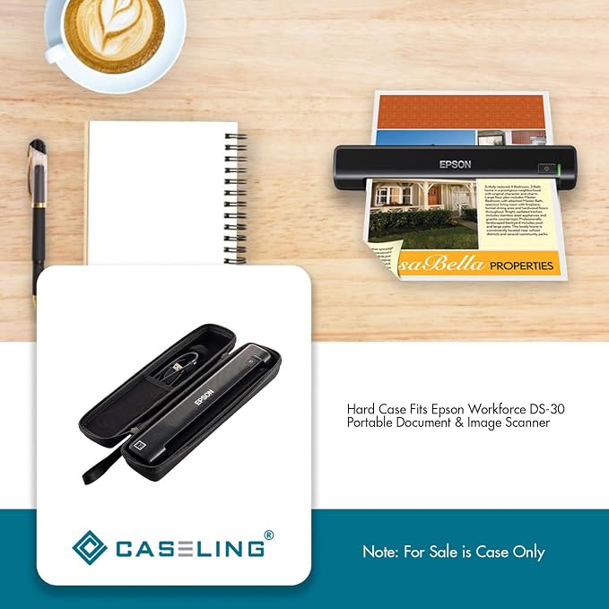 Caseling Case for Epson Workforce ES-50 ES-60W & DS-70 Portable Scanner | Fits - Image 5