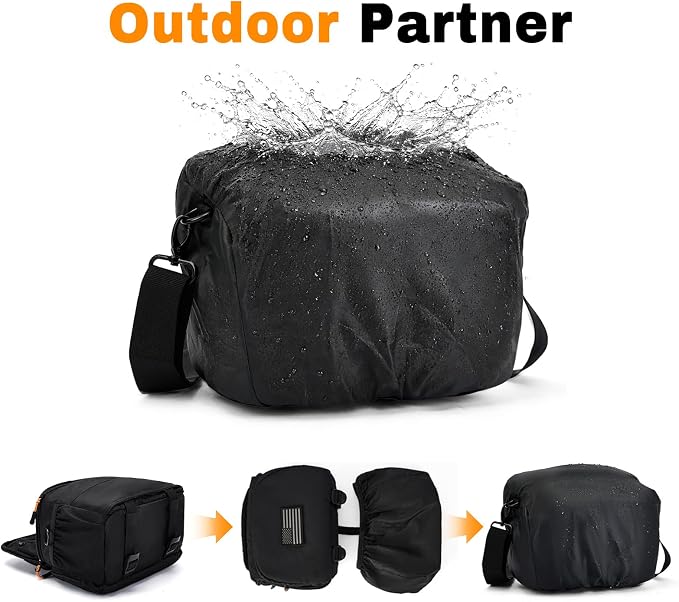 ALLCAMP Camera Sling Bag for DSLR & Mirrorless | Customizable Patch Area - Image 3