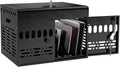 12-Device Tablet Charging Station Lock Box, Computer Cabinet with 2 Keys – Multi-Device Charging Cabinet for iPads, Chromebooks, Fire HD & Phones – Office, School, Hospital (Black),Fully Assembled