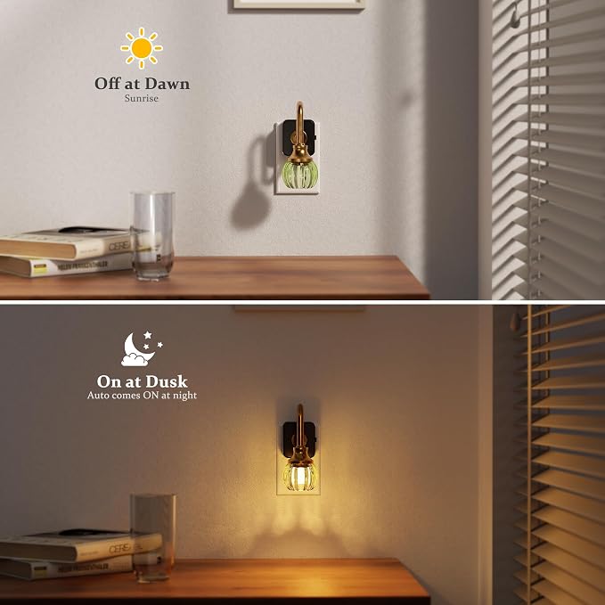 JandCase Night Light, Night Lights Plug into Wall, 0-100 LM Dimmable Nightlights - Image 2