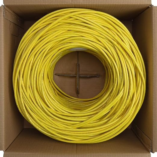 NavePoint Cat6, Solid Bulk Ethernet Cable, 23AWG 4 Pair, Unshielded Twisted Pair - Image 3