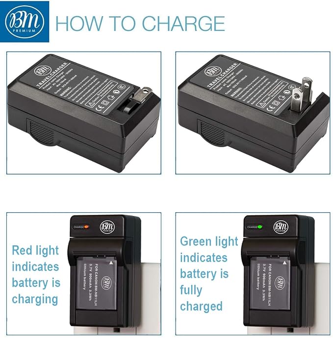 BM 2 NB-11LH Batteries and Charger - Image 4