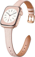 Charlam Slim Leather Band Compatible by Charlam