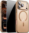 for iPhone 17 Pro Case with Privacy Screen Protector and Camera Protection by ZOZDOKG