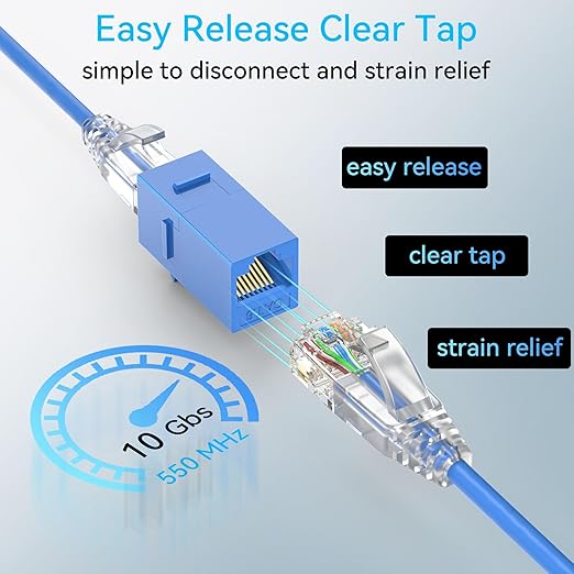 Sokqovt Cat6a Patch Cables Slim 15ft, Flexible Ethernet Cable 10G 550MHZ - Image 6