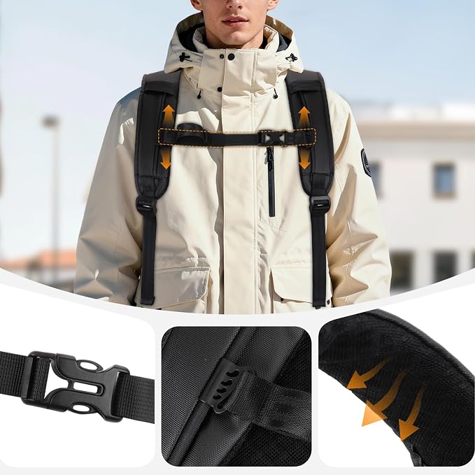 MOSISO Camera Backpack, DSLR/SLR/Mirrorless Full Back Access Photography - Image 6