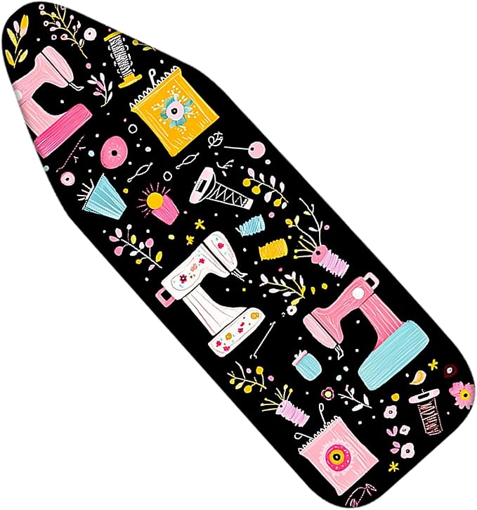 Nuxovilar Ironing Board Cover Needle Cotton 15x54 Inches | Ironing Board Cover and Pad Durable Needle Cotton for Home, Laundry Room, Bedroom Use