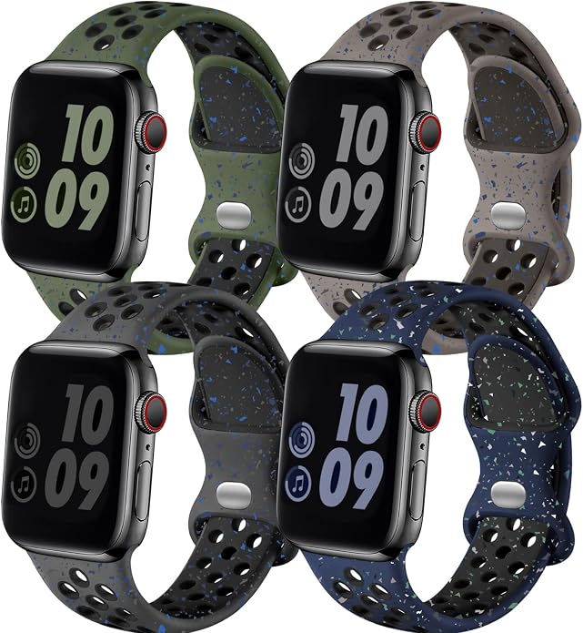 Adorve 4 Pack Sport Bands Compatible by Adorve