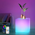 LOFTEK 12-inch Smart Cube Lights: RGBW 16 Million Colors Changing Floor Lamp with APP, Music Sync & Timer NightLights for Living Room Bedroom Game Atmosphere(Corded Electric)