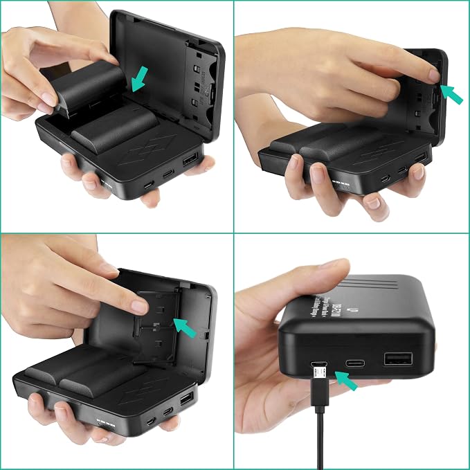 LP-NP-FW50 Battery Pack and Portable Charger, LP 2-Pack Replacement Battery - Image 7