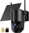 4G LTE Cellular Security Camera: No WiFi Security Camera Outdoor Solar Built-in by Unknown