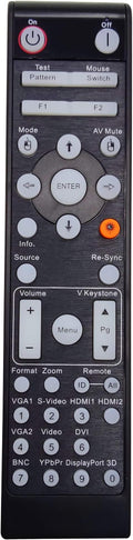 INTECHING BR-3070L Projector Remote Control for Optoma DH1014, EH415, EH415ST, EH500, EH503, EH503e, EH505, EH505-B, EH505e, EH515, EH515T, EH615T, W415, W505, W515, W515T, WU515, WU515T, X515