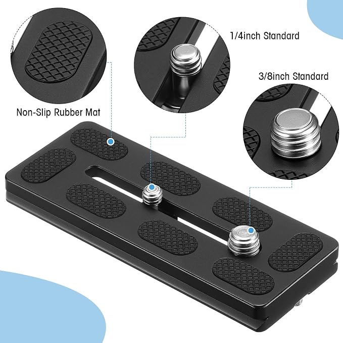 Frienda 2 Pieces Metal Quick Release Plate - Image 3