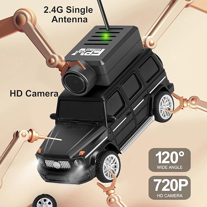 GoolRC WLtoys 6406 Mini RC Car, 2.4GHz 1:64 Scale FPV Remote Control Car - Image 3
