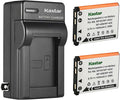Kastar 2-Pack Battery & AC Wall Charger Replacement by Kastar