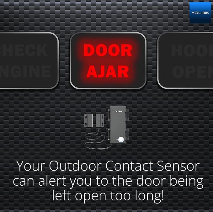 YoLink LoRa Smart Outdoor Contact Sensor & Hub Starter Kit: Hub, Gate & Shed - Image 4