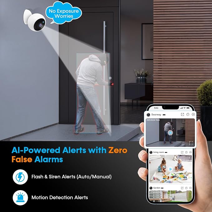 AMTIFO Security Cameras Wireless Outdoor Magnetic - Image 8