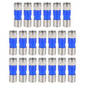 MECCANIXITY 20 Pcs F Type Coaxial Cable Compression Connectors, 75 Ohm Copper by MECCANIXITY