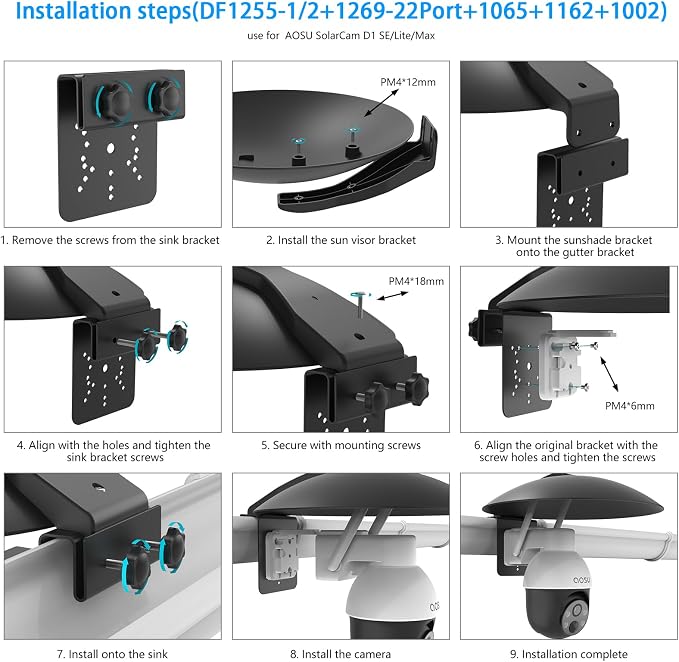 2-in-1 Security Camera Gutter Mount - Image 8